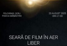 Cinematograf sub cerul liber, în această seară la Polovragi