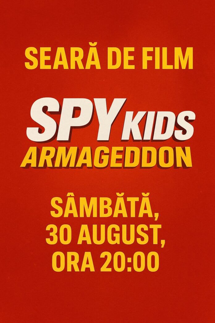 Seară de film sub cerul liber la Polovragi