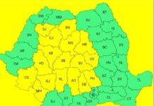 Cod galben de ploi și vijelii în Gorj