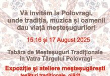 Se deschide Tabăra de Meșteșuguri de la Polovragi!