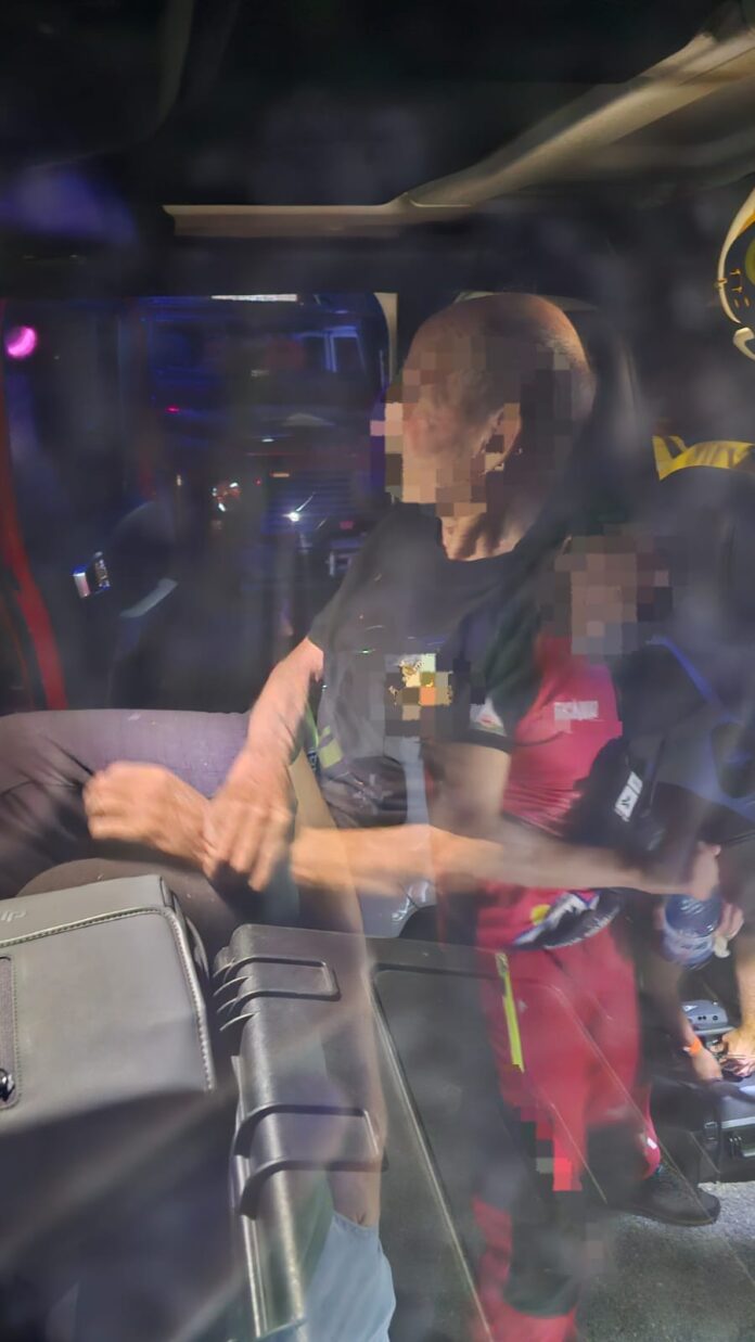 VIDEO: Bătrân dispărut, găsit în pădure cu ajutorul unei drone cu termoviziune