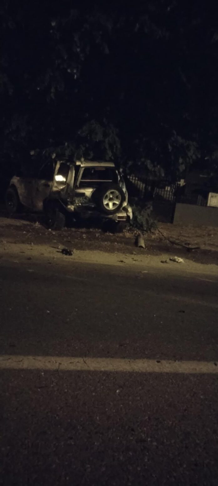 FOTO: Accident cu două victime pe Calea București din Târgu-Jiu