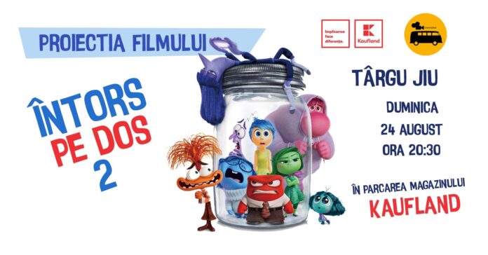 Seară de film sub cerul liber la Târgu Jiu