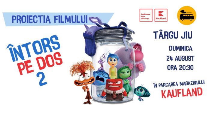 Seară de film sub cerul liber la Târgu Jiu