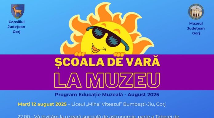 Vacanță cu ochii spre cer și mâinile în culoare, la Muzeul Județean