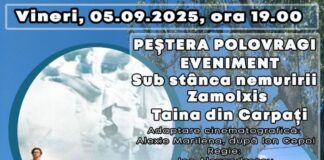 Spectacol de teatru și muzică la Peștera Polovragi