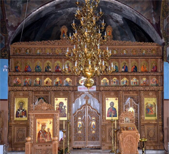 Biserica de zid cu hramurile: Sfinții Împărați Constantin și Elena, Sfântul Dumitru și Sfinții Meletie și Neofit