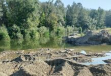 Bărbătești: Balastieră de pe Gilort, amendată cu 75.000 de lei