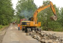 Drumul Târgu Jiu – Țicleni: Lucrările de modernizare au ajuns la 30%