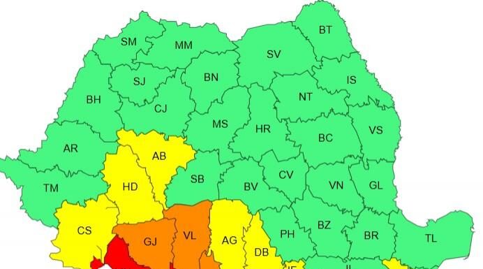 Gorjul intră sub cod portocaliu de caniculă