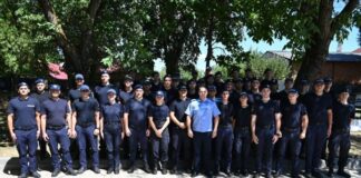 Stagiul de practică, la final. Peste 40 de elevi au dobândit abilități pentru a deveni jandarmi profesioniști