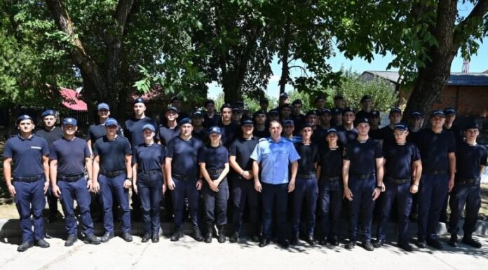 Stagiul de practică, la final. Peste 40 de elevi au dobândit abilități pentru a deveni jandarmi profesioniști
