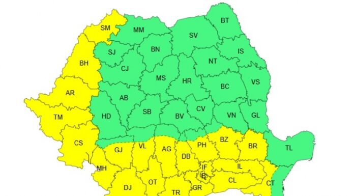 Gorjul, sub cod galben de caniculă