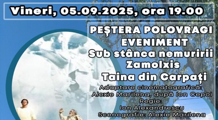 Spectacol de teatru și muzică la Peștera Polovragi