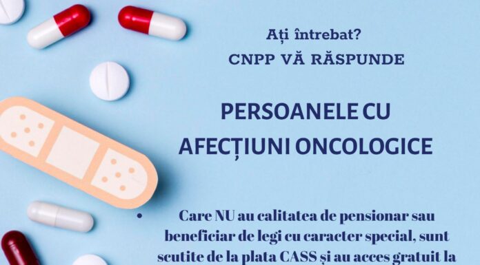 CNPP clarifică plata CASS pentru pensionarii cu afecțiuni oncologice