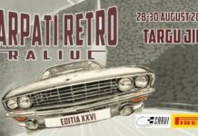 Raliul Carpați Retro 2025 ajunge la Târgu Jiu