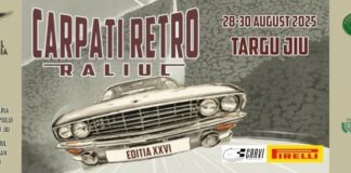 Raliul Carpați Retro 2025 ajunge la Târgu Jiu