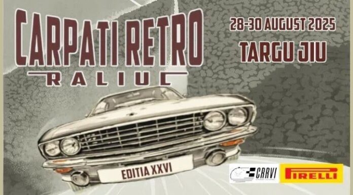 Raliul Carpați Retro 2025 ajunge la Târgu Jiu