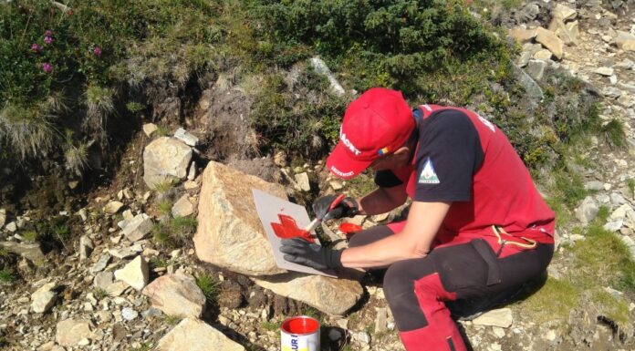 Marcajele montane în lucrări de întreținere