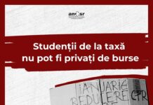 Studenții de la taxă, lăsați fără burse. „E o discriminare clară”
