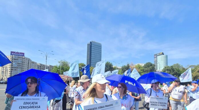 Sindicatele cheamă profesorii și inspectorii la protestul din 8 septembrie