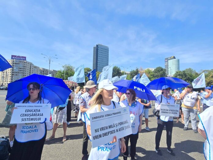 Sindicatele cheamă profesorii și inspectorii la protestul din 8 septembrie