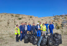 Reprezentanții SGA Gorj au curățat cursurile de apă Gilort, Tismana și Jiu