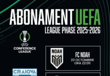 Craiova vinde abonamentele pentru Conference League