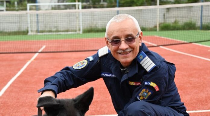 Jandarmii gorjeni și-au întărit rândurile cu Aky, cel mai tânăr câine din IJJ