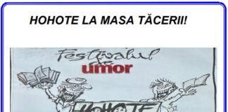 S-a dat startul Festivalului Național de Umor „Hohote la Masa Tăcerii”, ediția a II-a