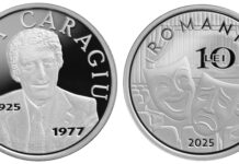 BNR lansează o monedă comemorativă dedicată lui Toma Caragiu