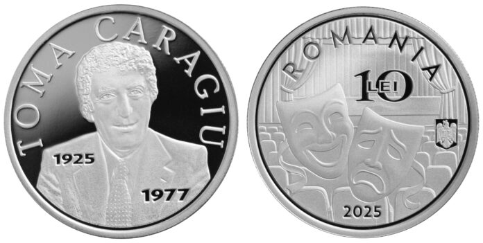 BNR lansează o monedă comemorativă dedicată lui Toma Caragiu