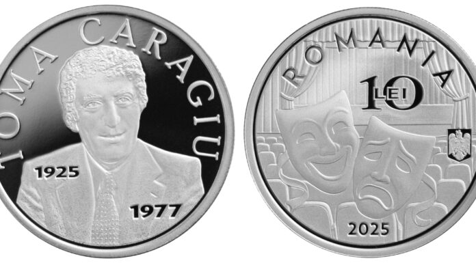 BNR lansează o monedă comemorativă dedicată lui Toma Caragiu