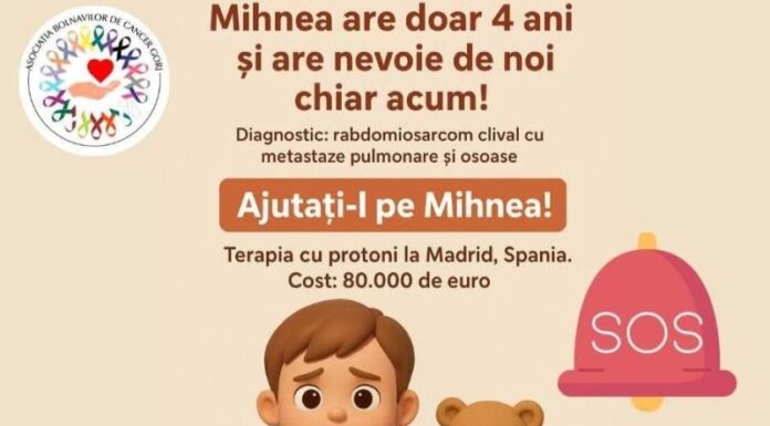 Statul întoarce spatele, cu o pasivitate aproape criminală, unui copil din Târgu Jiu de doar patru ani! Apel umanitar! Un băiețel din Târgu Jiu are urgentă nevoie de noi!