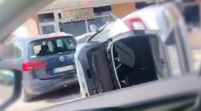 FOTO: Accident la Târgu-Cărbunești