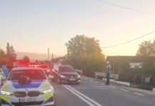Accident la Drăguțești