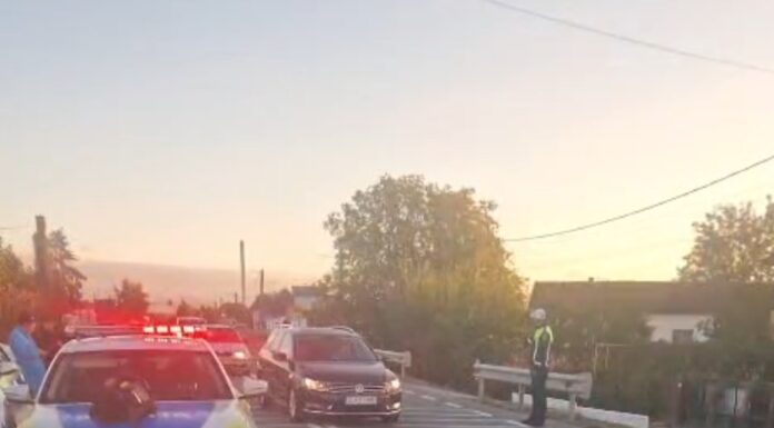 Accident la Drăguțești