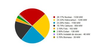 Crește producția termocentralelor CEO. Cotă de aproape 19% în SEN
