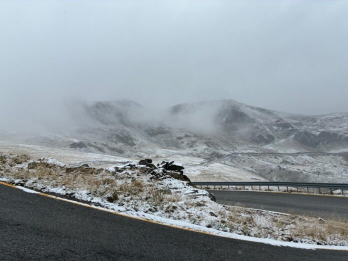 A nins pe Transalpina, spre bucuria turiștilor!