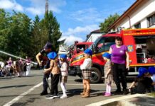 Ziua Pompierilor, bucuria copiilor la Târgu-Jiu