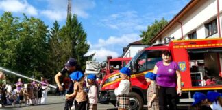 Ziua Pompierilor, bucuria copiilor la Târgu-Jiu