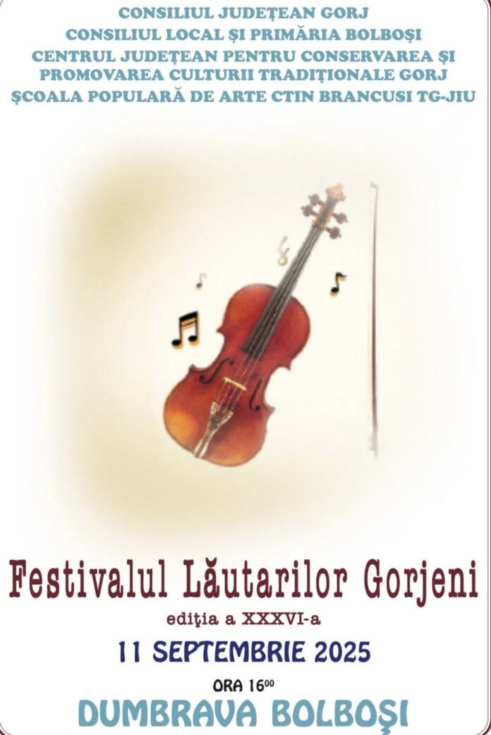 Tarafuri și rapsozi din Gorj se întrec la Festivalul de la Bolboși