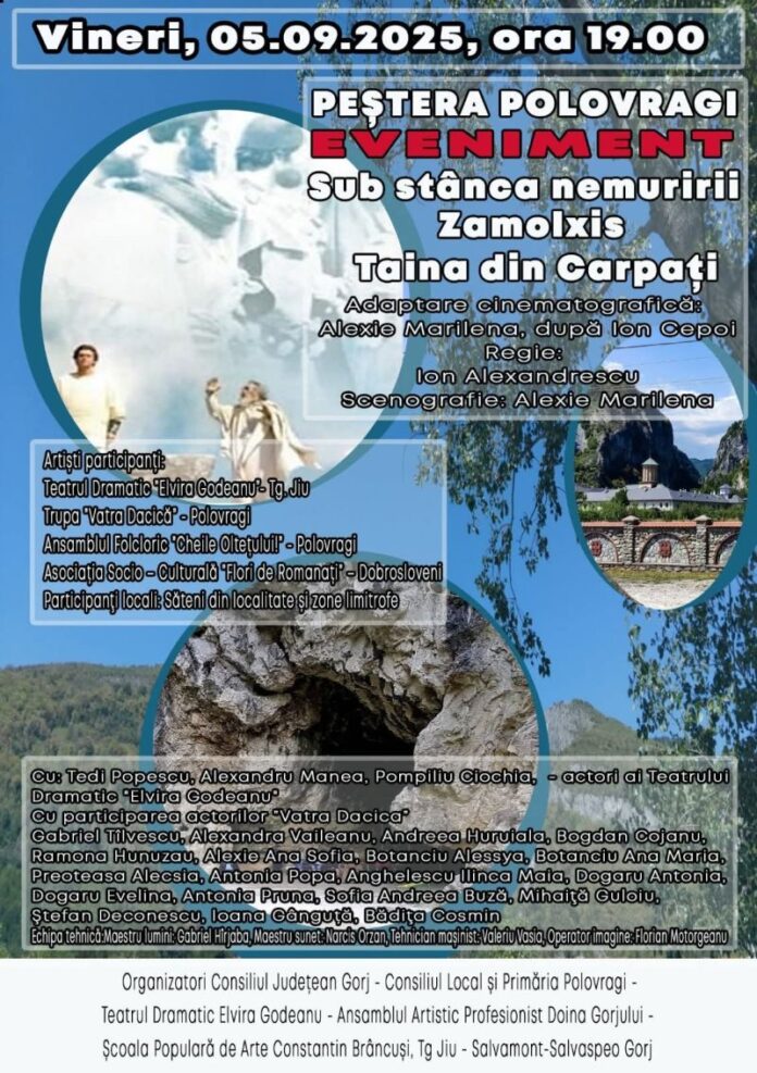 Spectacol cinematografic inedit la Peștera POLOVRAGI!