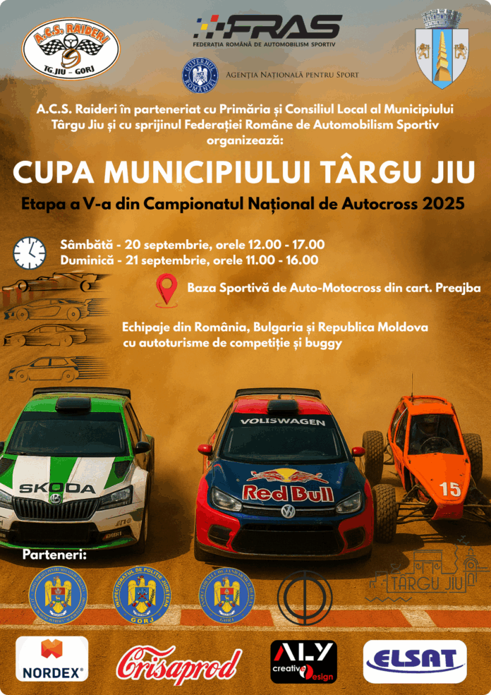 Spectacol de viteză și adrenalină pe patru roți la Târgu Jiu
