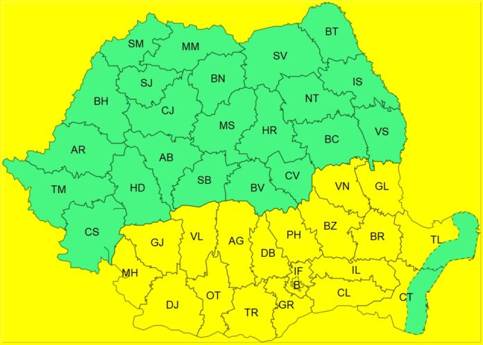 Gorjul, sub cod galben de caniculă pe 3 septembrie