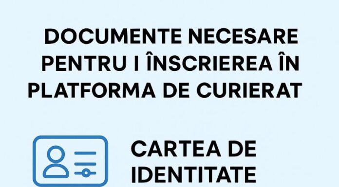 Ce documente sunt cerute la înscrierea într-o platformă de curierat