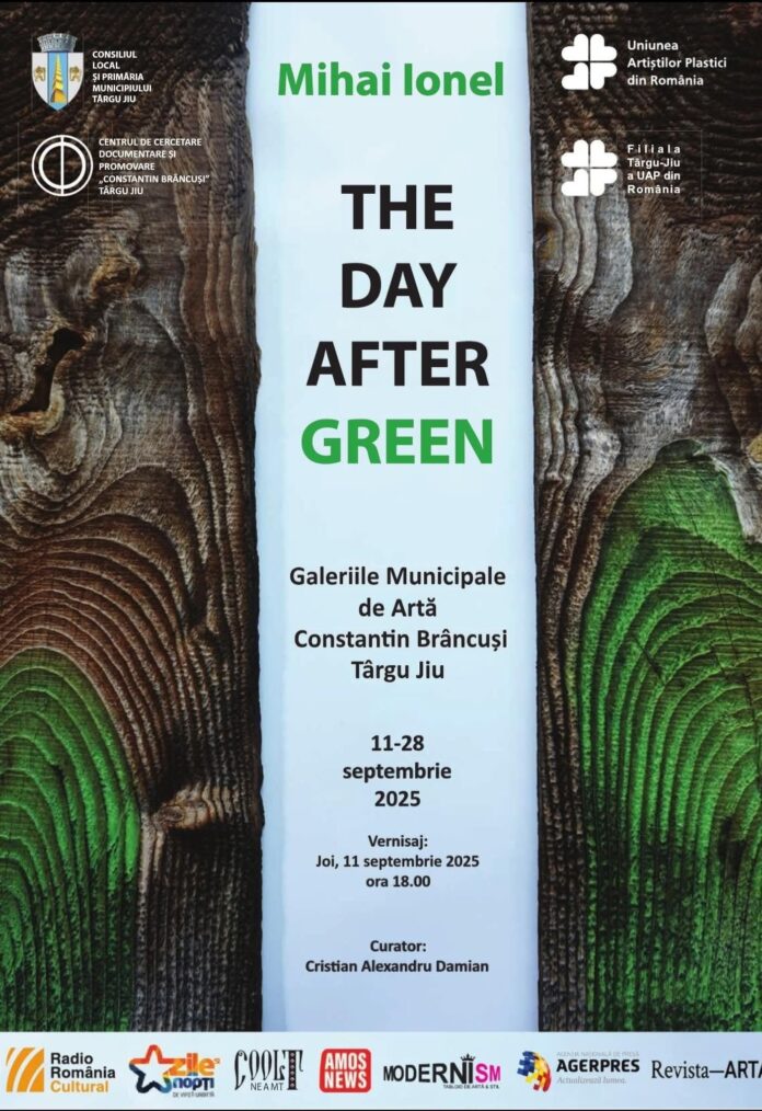 Expoziția ,,THE DAY AFTER GREEN”, deschisă la Galeriile Municipale de Artă din Târgu Jiu