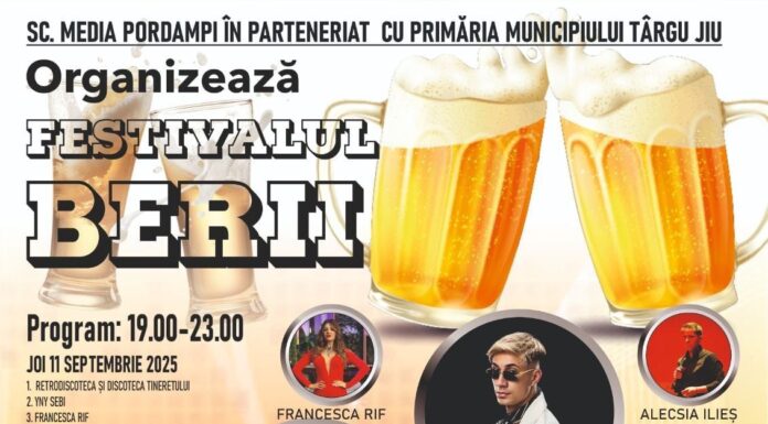 Patru zile de muzică și distracție la Festivalul Berii din Târgu Jiu