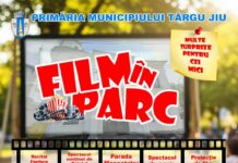 Târgu Jiu: Caravana „Film în parc”, miercuri, în Parcul Tudor Vladimirescu