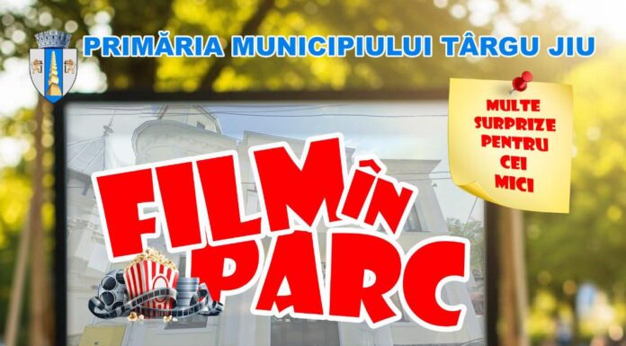 Târgu Jiu: Caravana „Film în parc”, miercuri, în Parcul Tudor Vladimirescu